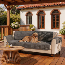 Load image into Gallery viewer, One-Piece Soft Pet-Friendly Short Plush Sofa Protection Non-Slip Couch Cover
