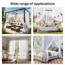 Load image into Gallery viewer, Patio Gazebo Mosquito Net Curtains | Outdoor Mesh Screen Enclosure for Porch &amp; Pergola
