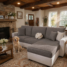 Load image into Gallery viewer, Pet Friendly Sofa Cushion Cover, Separated Individual Sold Couch Slipcover for L-Shape Sectional Sofa
