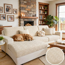 Load image into Gallery viewer, Pet Friendly Sofa Cushion Cover, Separated Individual Sold Couch Slipcover for L-Shape Sectional Sofa
