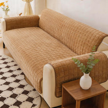 Load image into Gallery viewer, One-Piece Soft Pet-Friendly Short Plush Sofa Protection Non-Slip Couch Cover
