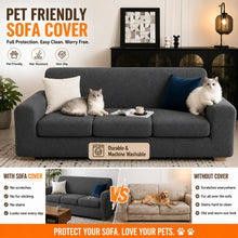 Load image into Gallery viewer, Jacquard 3D Stretch Sofa Cover Set, Full-Wrap Design, Scratch Resistant &amp; Durable, Pet Friendly
