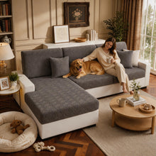Load image into Gallery viewer, Pet Friendly Sofa Cushion Cover, Separated Individual Sold Couch Slipcover for L-Shape Sectional Sofa
