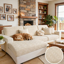 Load image into Gallery viewer, Pet Friendly Sofa Cushion Cover, Separated Individual Sold Couch Slipcover for L-Shape Sectional Sofa
