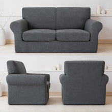 Load image into Gallery viewer, Jacquard 3D Stretch Sofa Cover Set, Full-Wrap Design, Scratch Resistant &amp; Durable, Pet Friendly
