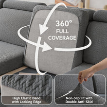Load image into Gallery viewer, Pet Friendly Sofa Cushion Cover, Separated Individual Sold Couch Slipcover for L-Shape Sectional Sofa
