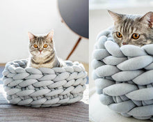 Load image into Gallery viewer, Handmade Knit Pet bed
